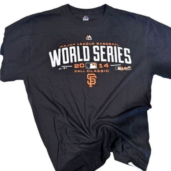 Other - EUC - 2014 World Series San Francisco Giants Black Tee - MLB- Size Large